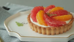 Chia sẻ cách làm tart bưởi hồng lạ miệng, ngon không kém nhà hàng