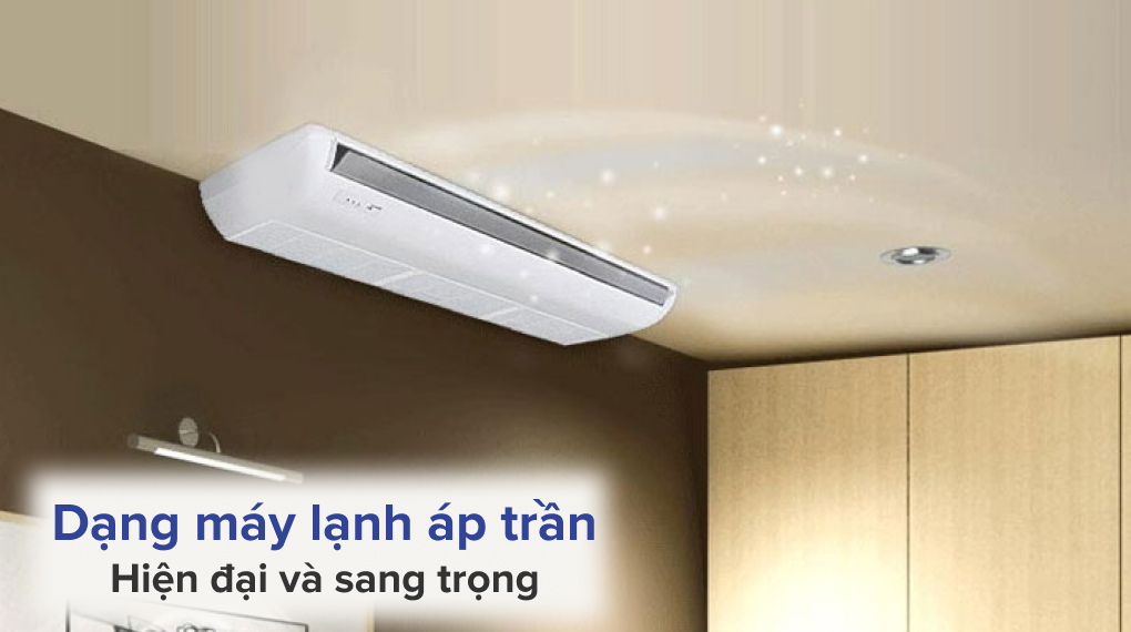 Cách vệ sinh máy lạnh áp trần tại nhà đơn giản nhất > Máy lạnh áp trần có thiết kế hiện đại và sang trọng