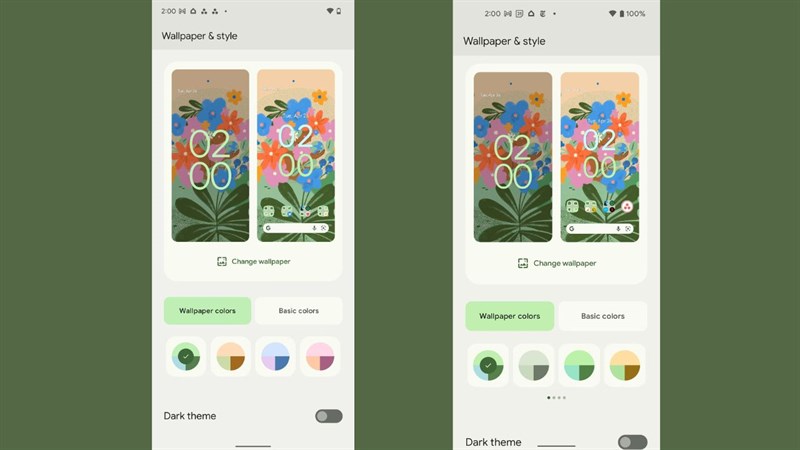 Cải tiến màu sắc cho Material You trên Android 13