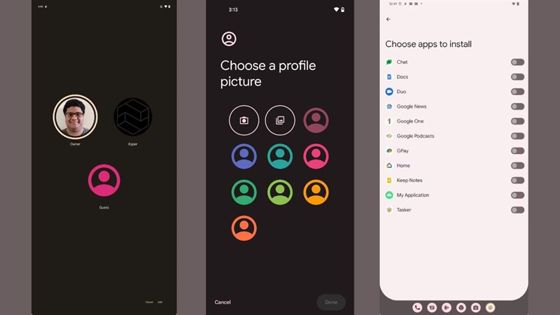 Cải tiến người dùng trên Android 13