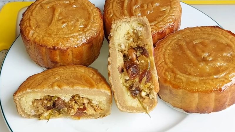 Bánh trung thu thập cẩm chay