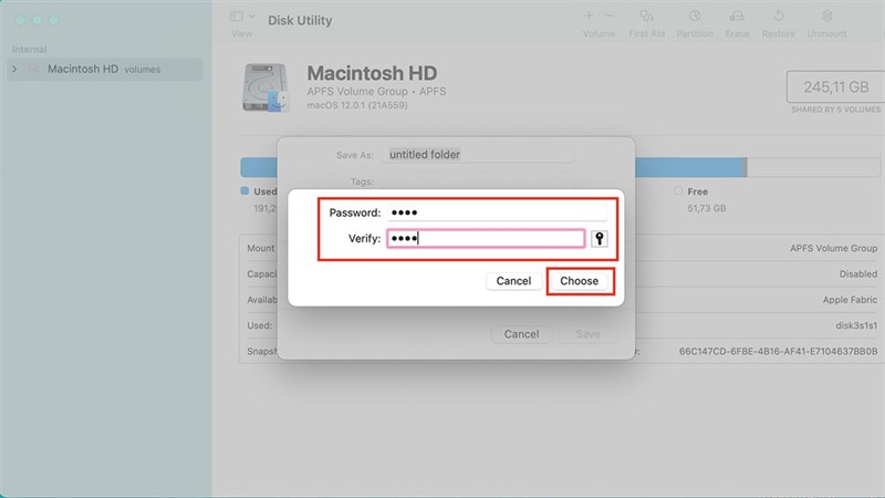 Cách đặt mật khẩu cho các thư mục trên MacBook
