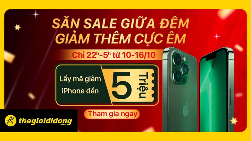 Săn sale giữa đêm, giảm thêm cực êm: Cơ hội nhận ngay coupon đến 5 triệu
