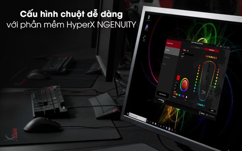 Driver HyperX NGENUITY giúp bạn tùy chỉnh chuột tùy thích