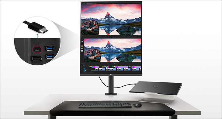 Màn hình LG DualUp 27 inch có giá bán niêm yết tại thị trường Việt Nam là 15,090,000 đồng