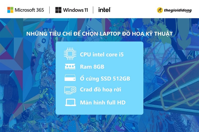 Cấu hình tối thiểu để lựa chọn máy tính đồ hoạ kỹ thuật