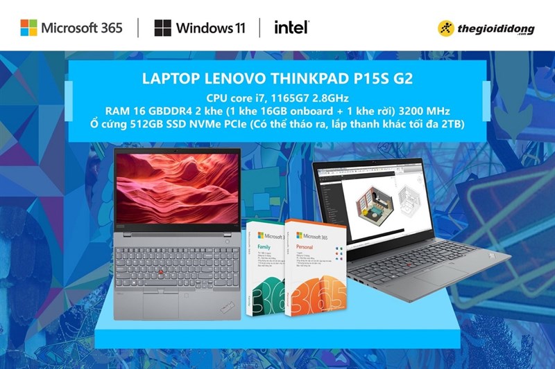 Laptop Lenovo ThinkPad P15S (20W600CQVN)