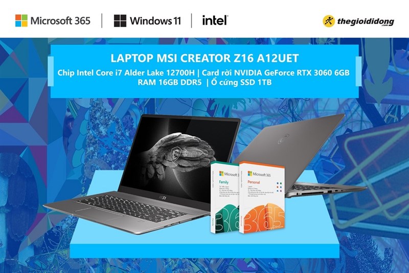 Laptop MSI Creator Z16 (036VN)