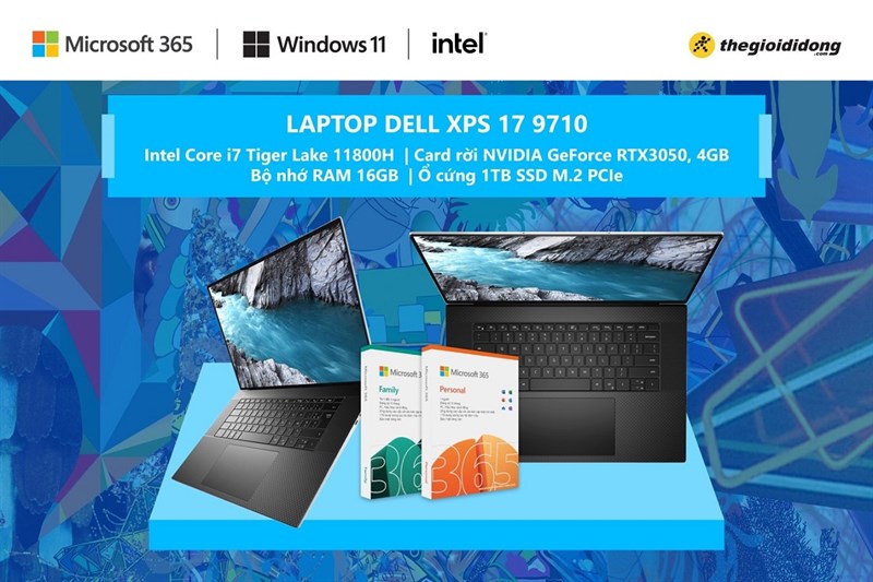 Laptop Dell XPS 17 (XPS7I7001W1) 