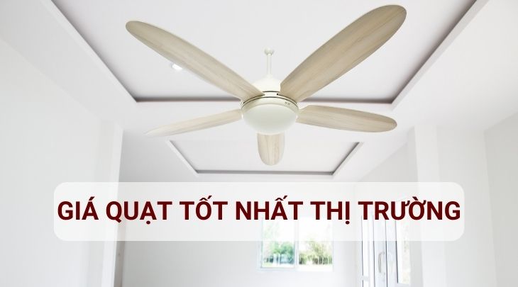 Quạt trần Mr.Vu Daisy (WH) có giá 7,55 triệu đồng