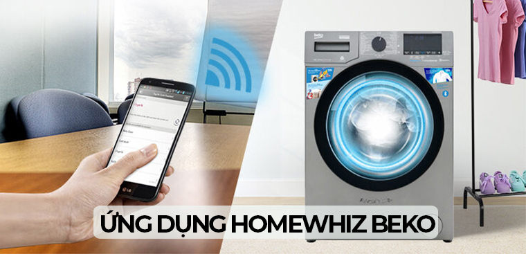 HomeWhiz Beko: Ứng dụng điều khiển và kết nối thông minh máy giặt Beko