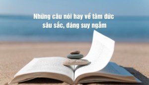 Những câu nói hay về tâm đức sâu sắc, đáng suy ngẫm