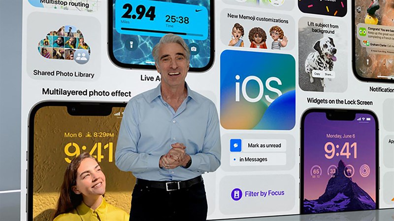iOS 16 lần đầu tiên được giới thiệu tại WWDC 2022 iOS 16 lần đầu tiên được giới thiệu tại WWDC 2022