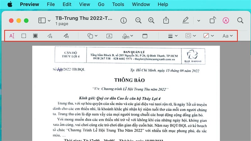Cách sửa file PDF trực tiếp trên MacBook