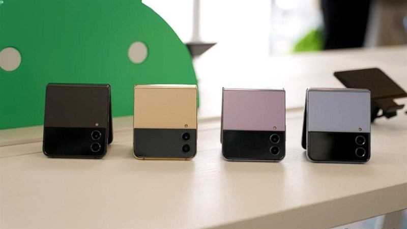 Các màu sắc trên Galaxy Z Flip4