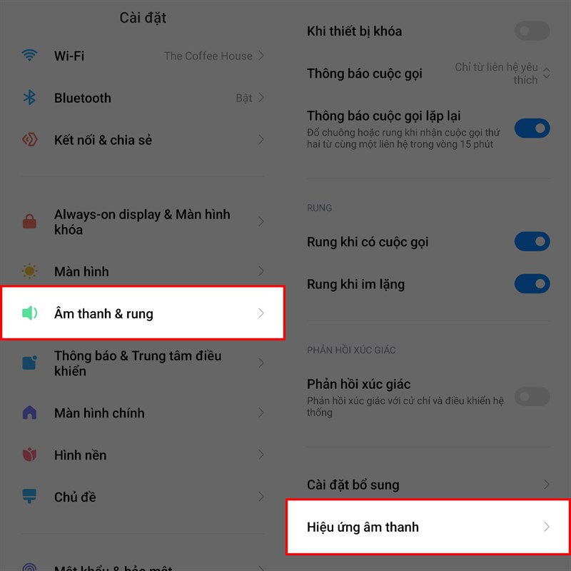 Cách tắt âm thanh khi quay số trên điện thoại Xiaomi