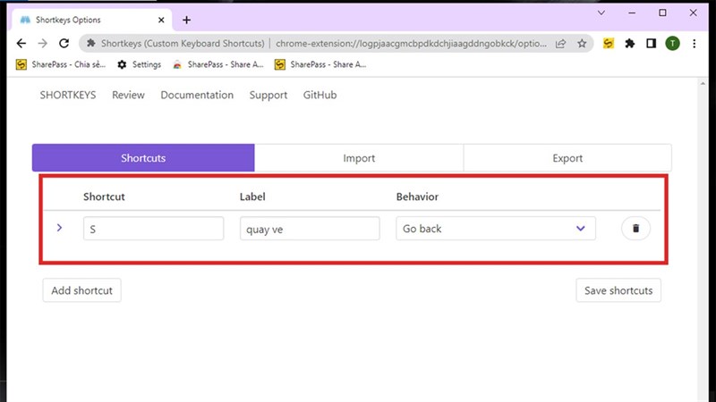Cách tự tạo phím tắt trên Chrome