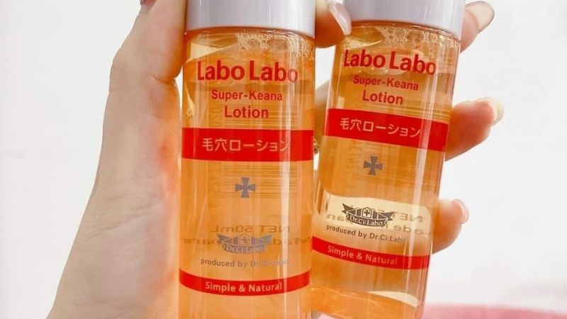 Bao bì và thiết kế toner Labo Labo Super Keana Lotion