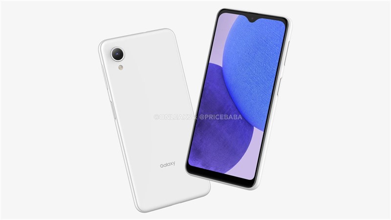 Tổng thể kích thước của Galaxy A23e có phần nhỏ hơn và dễ dàng cầm nắm hơn