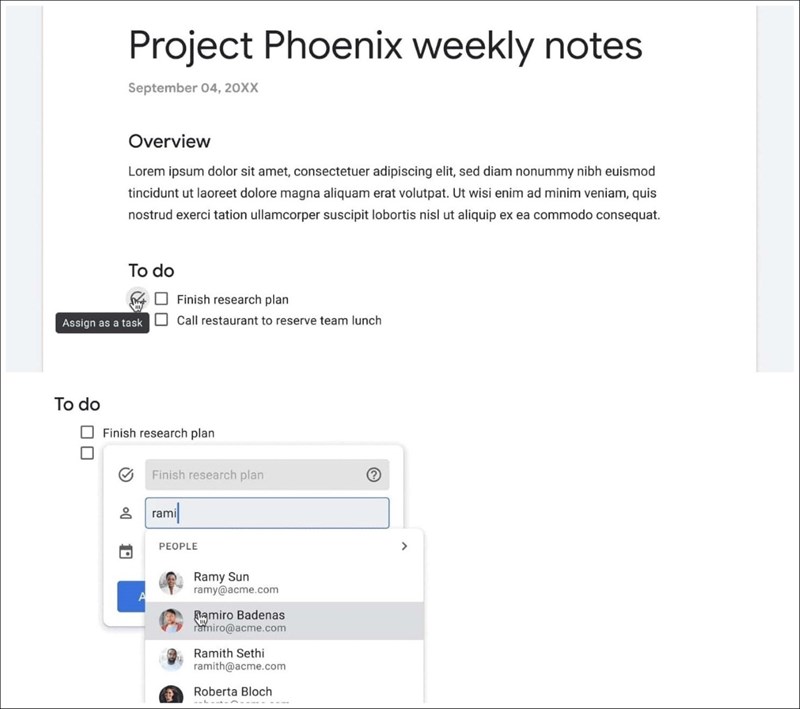 Cập nhật mới Google Tasks