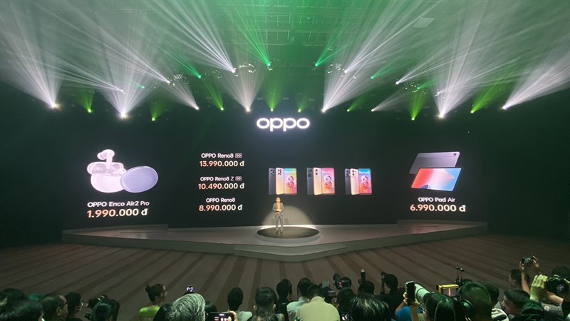 Giá bán các sản phẩm mới nhất của OPPO