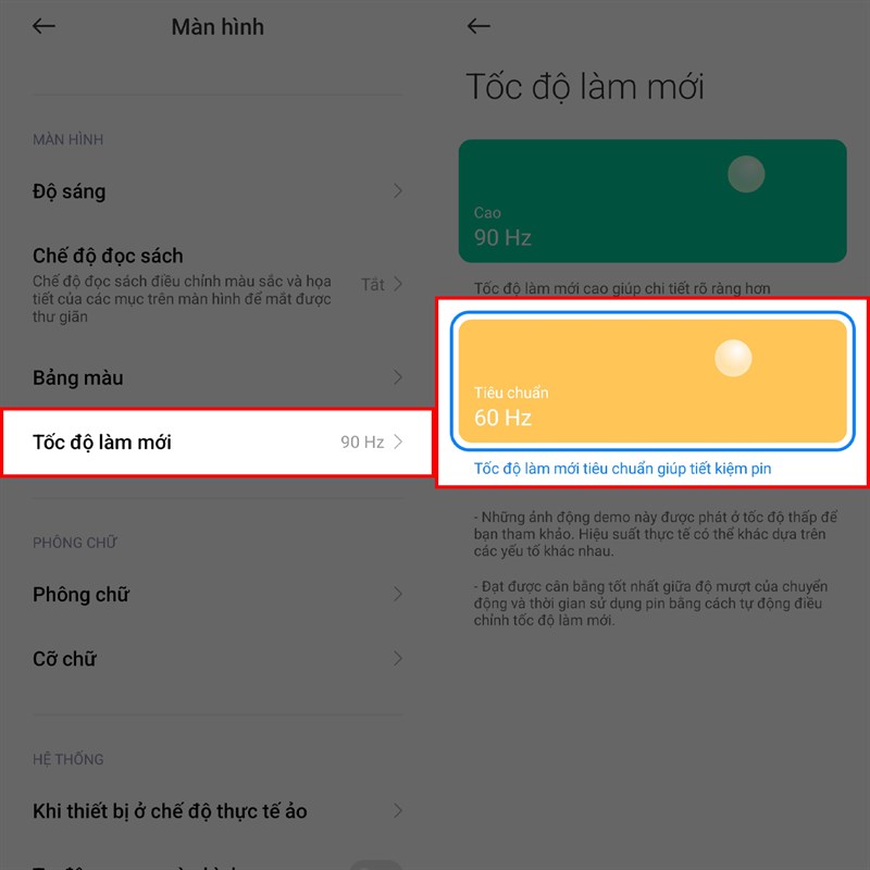 Cách tiết kiệm pin trên MIUI 13