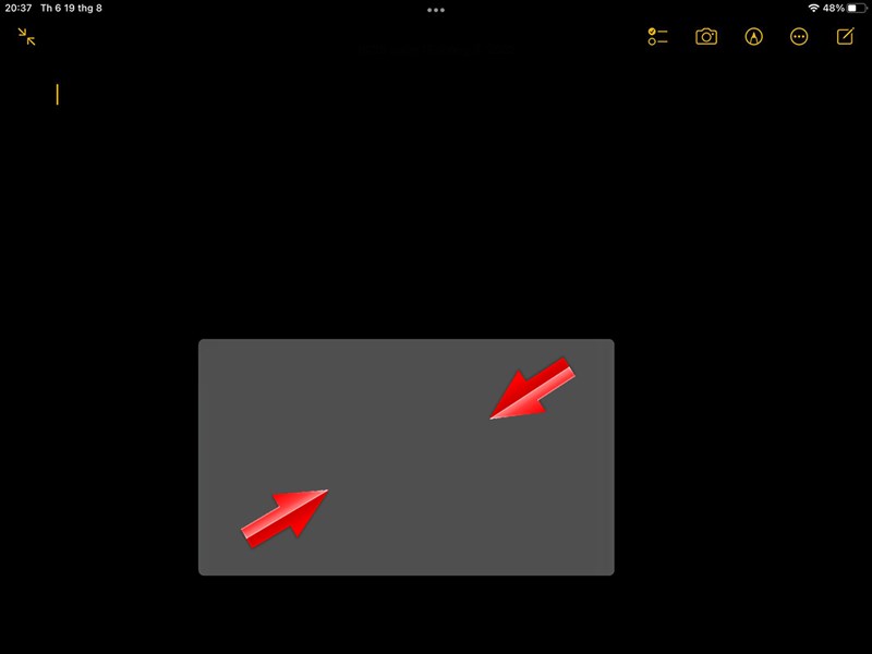 Cách thu nhỏ bàn phím trên iPad Cách thu nhỏ bàn phím trên iPad