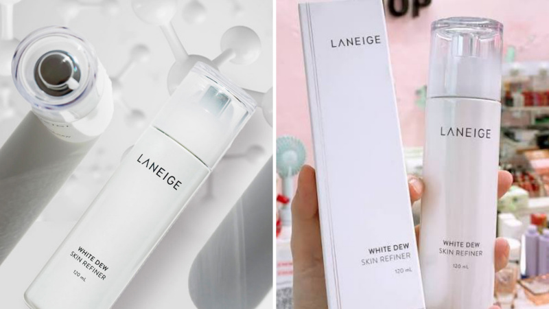Toner Laneige White Dew Skin Refiner - Nước hoa hồng Laneige dưỡng sáng da