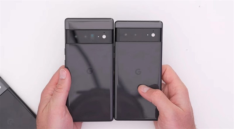 Hình ảnh mặt sau Pixel 6 series