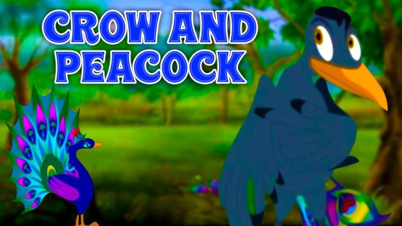 The jay and the peacock - Chim giẻ cùi và con công