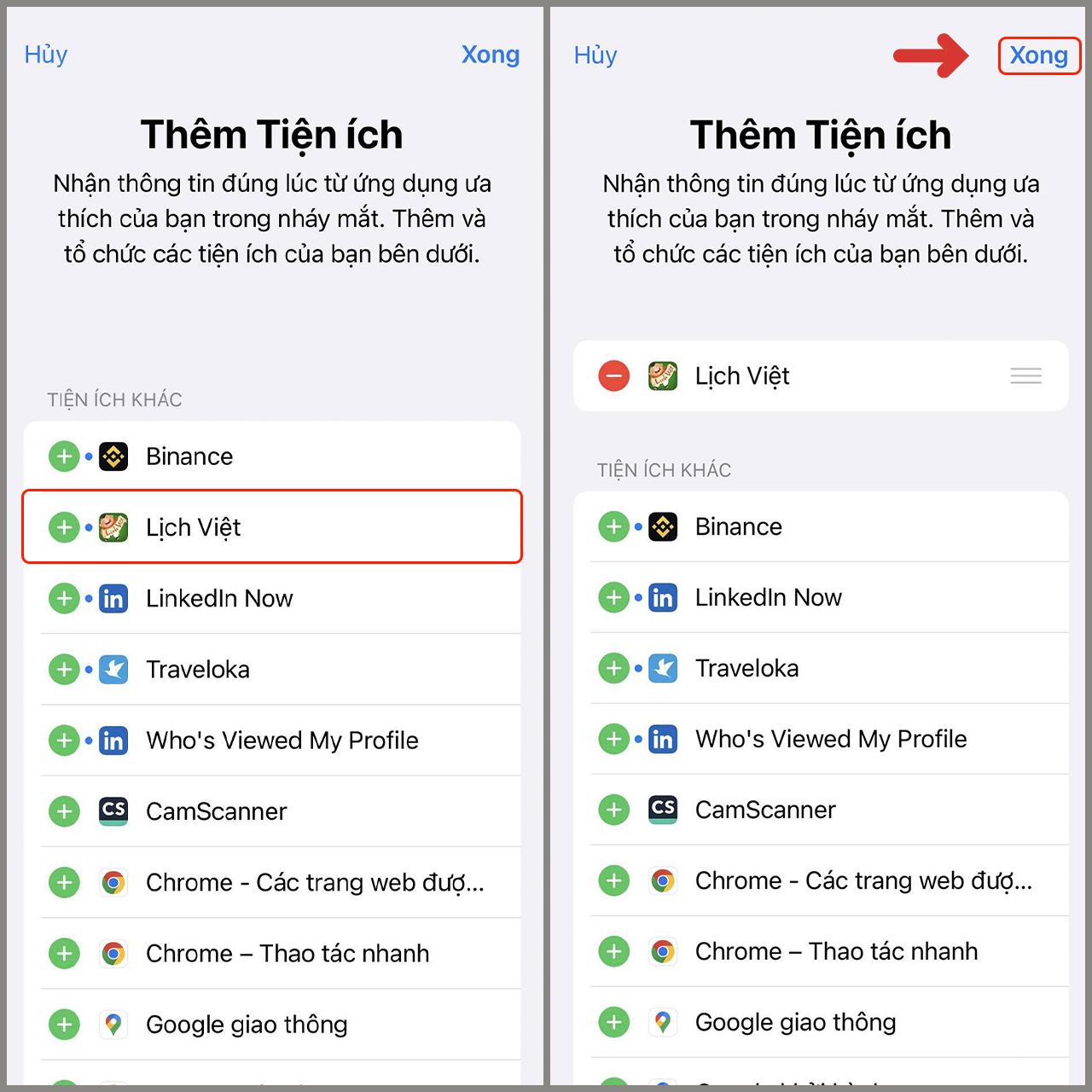 Thêm Lịch VIệt