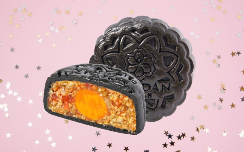 Bánh trung thu than tre sò điệp sốt HongKong Hội An Mooncake