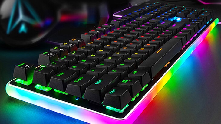 Các loại switch thường được trang bị thêm đèn đổi màu RGB bắt mắt, sinh động