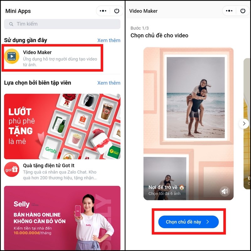Cách tạo video từ ảnh trên Zalo Cách tạo video từ ảnh trên Zalo