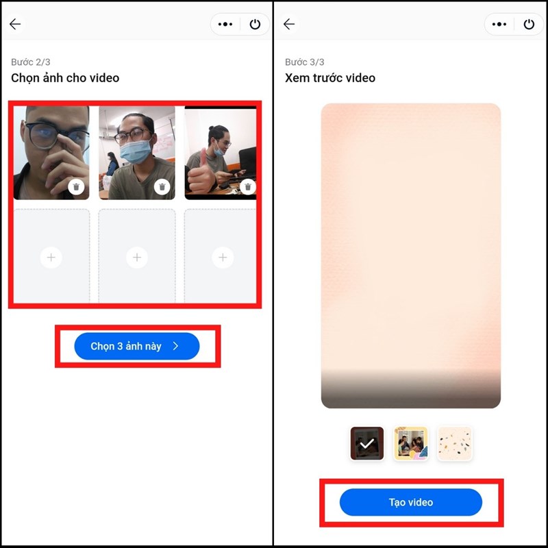 Cách tạo video từ ảnh trên Zalo Cách tạo video từ ảnh trên Zalo