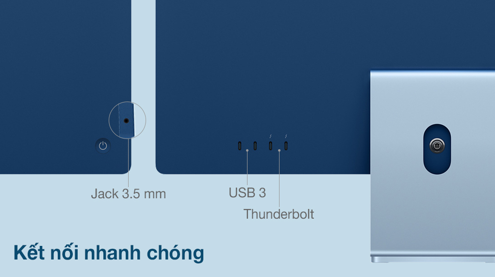 Cổng kết nối và tính di động ủa iMac