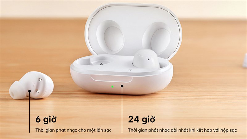 Tai nghe Enco Buds có thời lượng pin đáng kinh ngạc Tai nghe Enco Buds có thời lượng pin đáng kinh ngạc