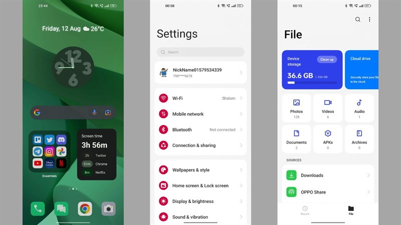 Thiết kế của Color OS 13