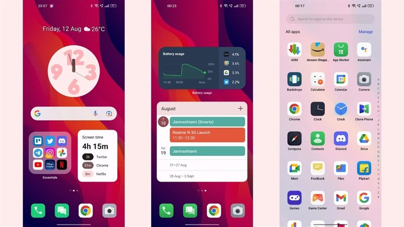 Homescreen Color OS 13