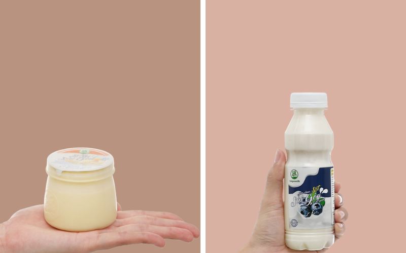 Thiết kế về bao bì của sữa chua Sài Gòn Milk