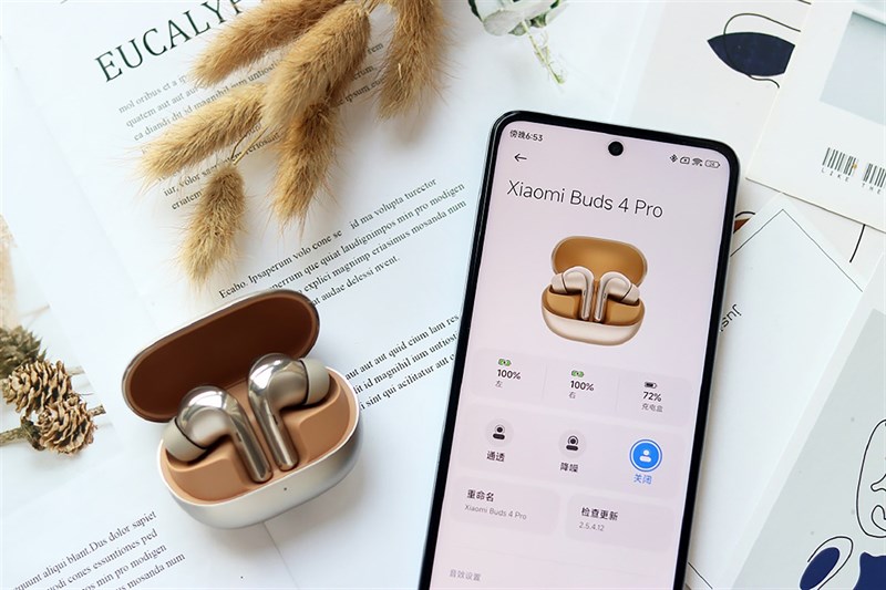 Trên tay Xiaomi Buds 4 Pro Trên tay Xiaomi Buds 4 Pro