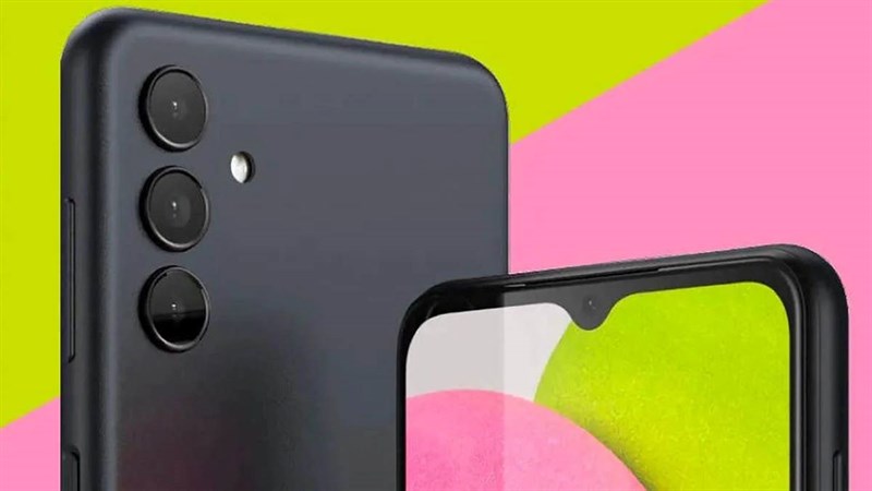 Thiết kế mặt trước của Galaxy A04s