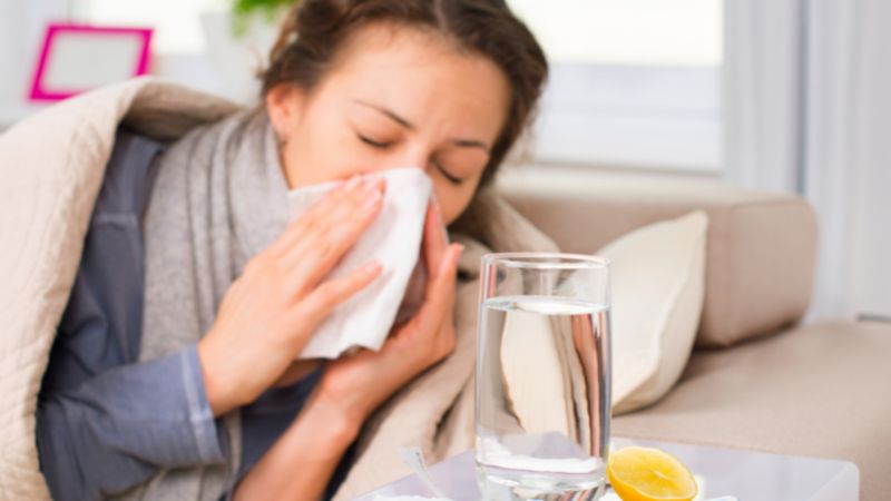 Giảm các triệu chứng do cảm cúm gây ra có thể cải thiện tình trạng khô họng