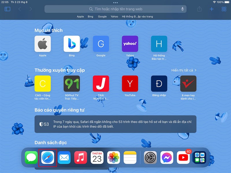 Cách mở nhiều cửa sổ Safari trên iPad Cách mở nhiều cửa sổ Safari trên iPad
