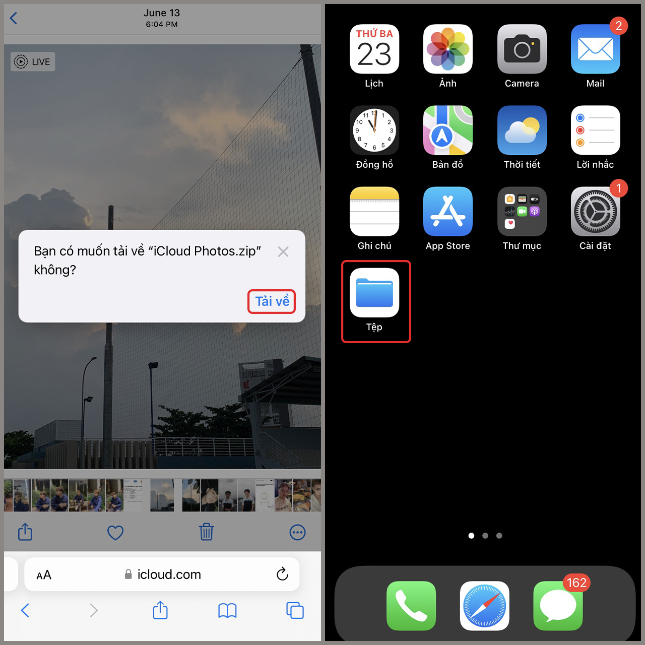 Bạn đã sở hữu chiếc iPhone 13 Pro Max mới và muốn tải ảnh từ iCloud về máy để trải nghiệm những tính năng tuyệt vời của nó? Xem hình ảnh liên quan đến từ khóa \
