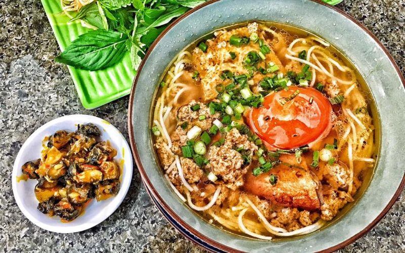 Quán ăn tối ngon quận 1: Bún riêu cua ốc Phan Rang - Ninh Thuận