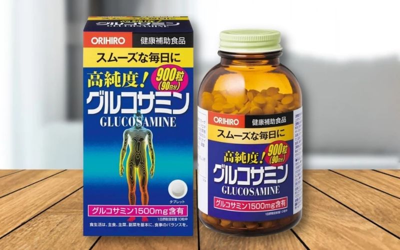 Thuốc điều trị thoát vị đĩa đệm Glucosamine Orihiro Nhật