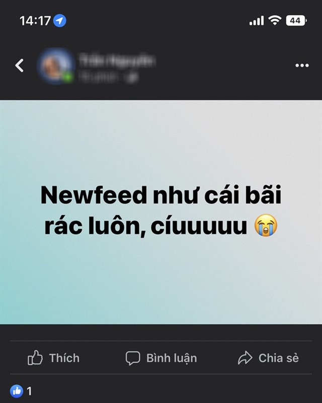 Người dùng phản ánh trường hợp lỗi