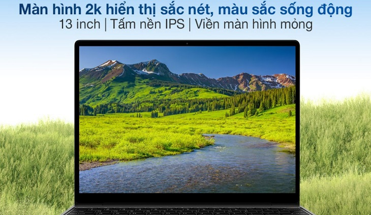 Laptop CHUWI GemiBook J4125/8GB/256GB/Win10 sở hữu màn hình 2K mang lại chất lượng hình ảnh sắc nét