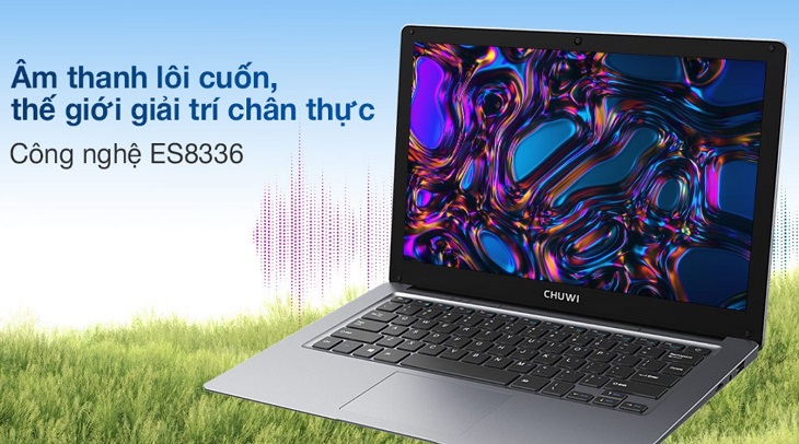 Laptop Chuwi thuộc phân khúc giá rẻ nhưng sở hữu cấu hình ổn định và trang bị công nghệ âm thanh, hình ảnh hiện đại